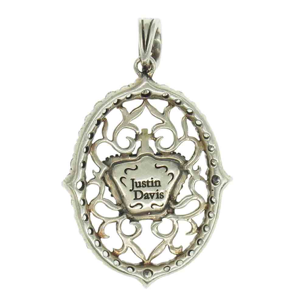 Justin Davis ジャスティンデイビス GATSBY クラウン ペンダント トップ シルバー系【中古】