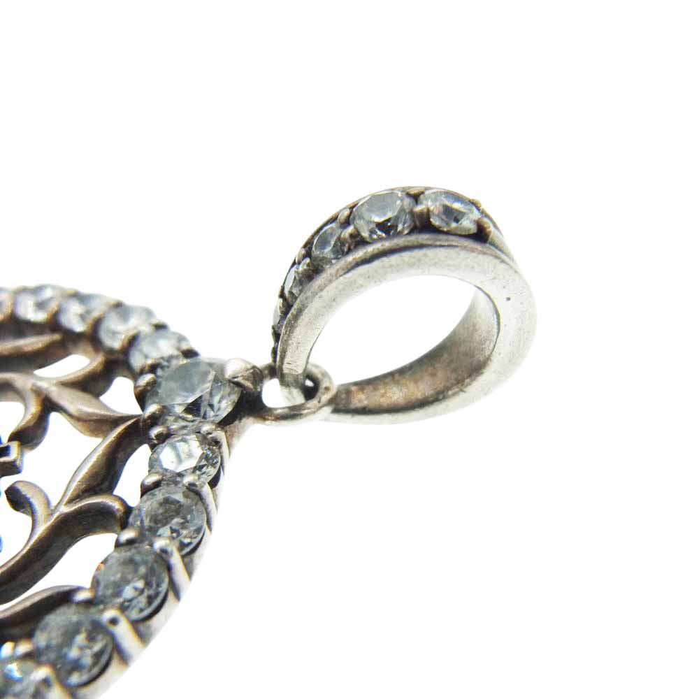 Justin Davis ジャスティンデイビス GATSBY クラウン ペンダント トップ シルバー系【中古】