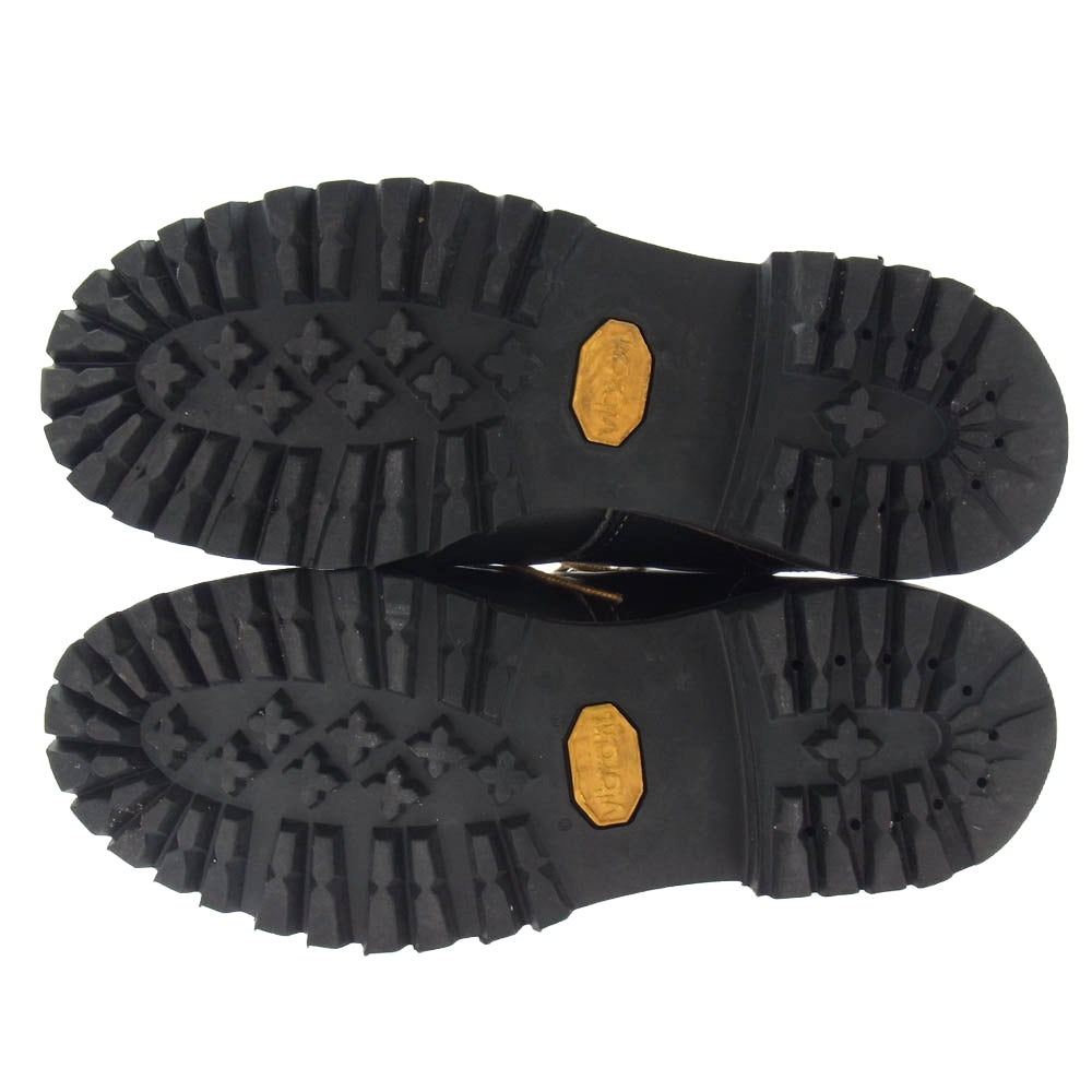 RED WING レッドウィング 8136 旧羽タグ アイリッシュセッター 刺繍 羽根タグ レザーブーツ ブラック系 実寸26.5cm【中古】