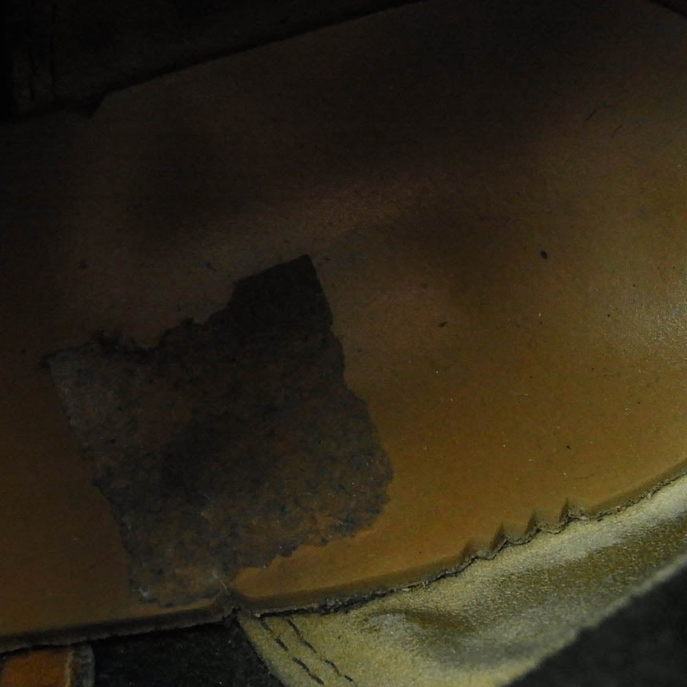 RED WING レッドウィング 8136 旧羽タグ アイリッシュセッター 刺繍 羽根タグ レザーブーツ ブラック系 実寸26.5cm【中古】