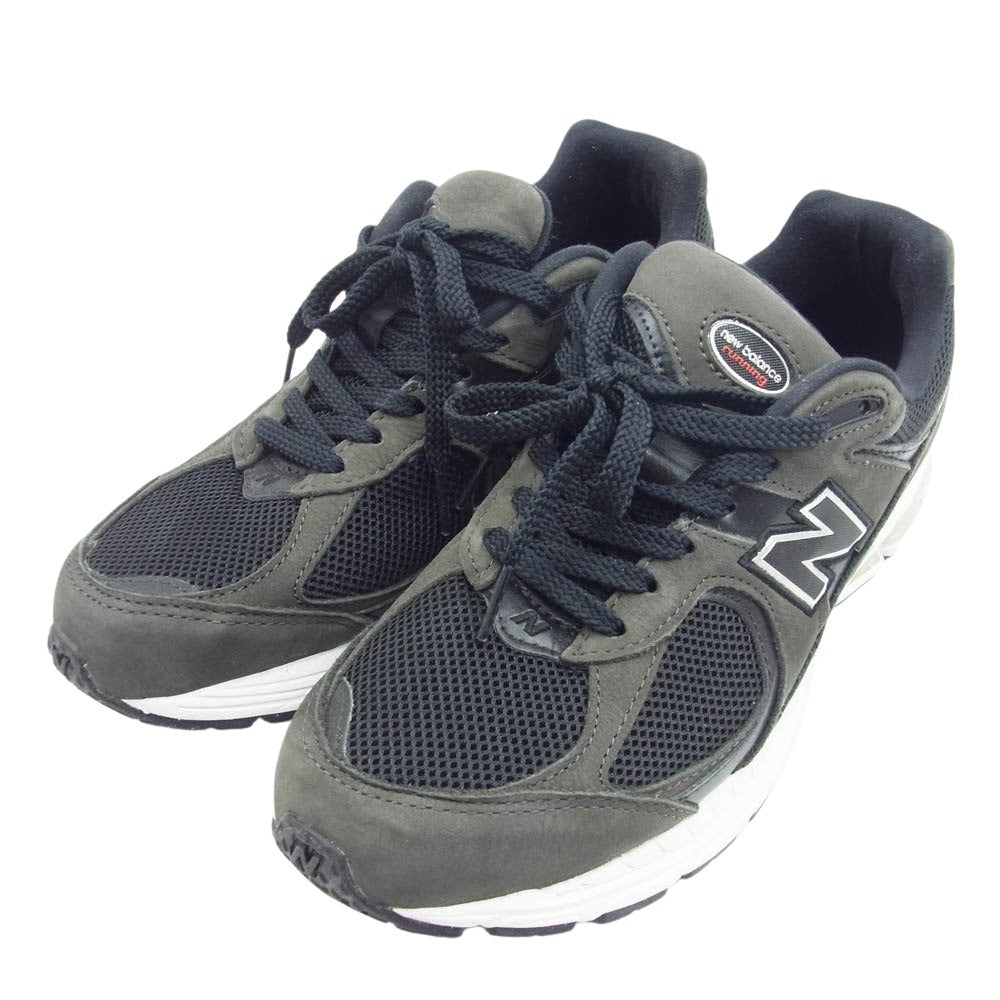 NEW BALANCE ニューバランス ML2002RB ローカット スニーカー シューズ ブラック系 27.5cm【中古】