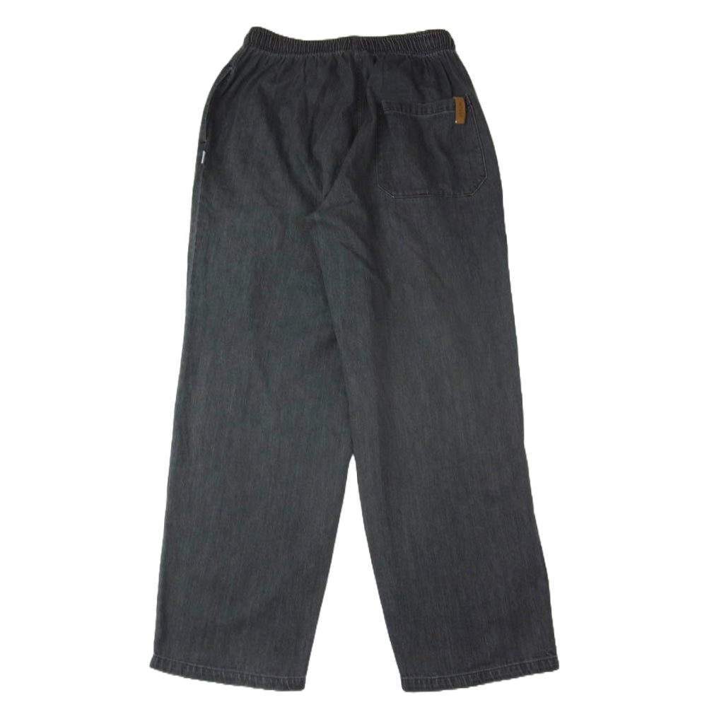 WTAPS ダブルタップス 24SS 241CWDT-PTM04 TROUSERS COTTON DENIM コットンデニム ワイド トラウザーズ デニムパンツ ブラック系 02【中古】