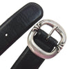 CHROME HEARTS クロムハーツ（原本無） BLT GUNSLINGER 1.5 ガンスリンガー レザー ベルト ブラック系 シルバー系 32【中古】