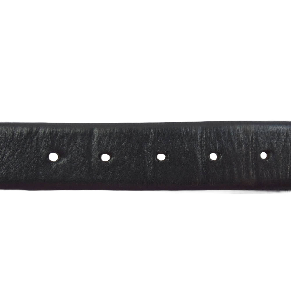 CHROME HEARTS クロムハーツ（原本無） BLT GUNSLINGER 1.5 ガンスリンガー レザー ベルト ブラック系 シルバー系 32【中古】