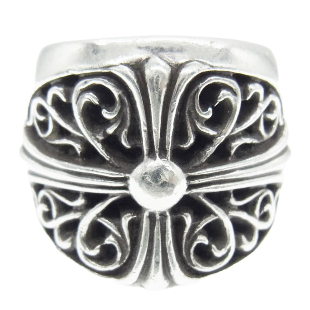 CHROME HEARTS クロムハーツ（原本無） CLASSIC OVAL クラシック オーバル クロス リング シルバー系 24号【中古】