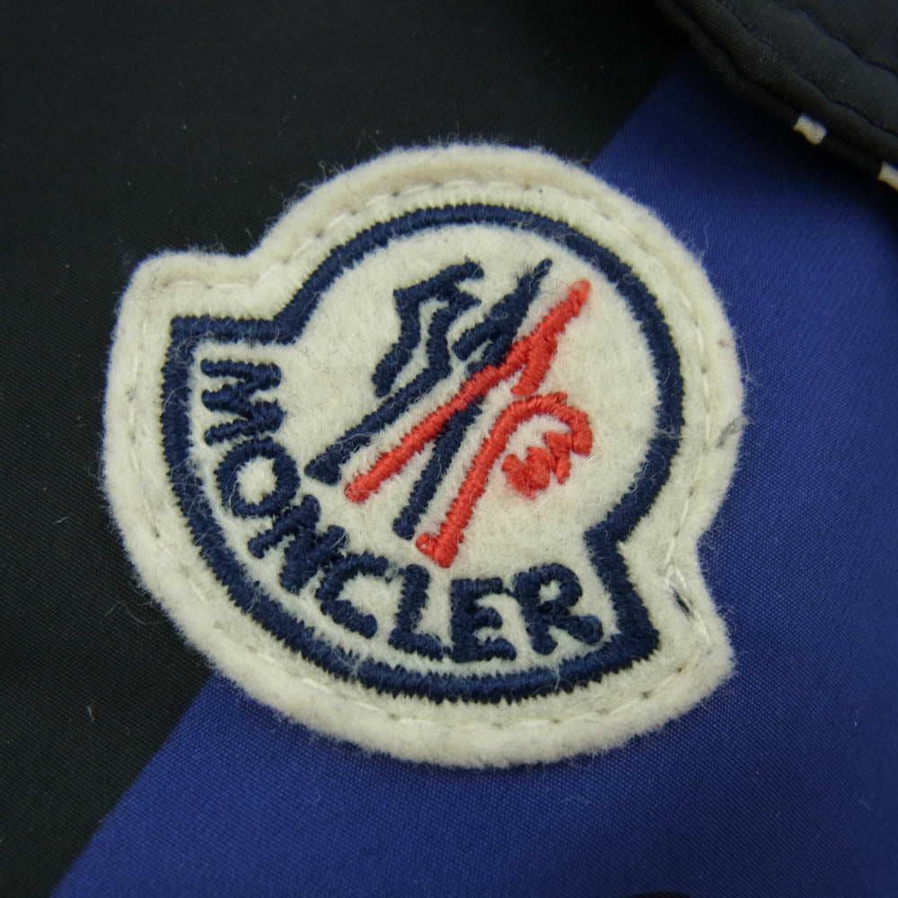 MONCLER モンクレール 19aw E20914191005 WILSON ウィルソン 総柄 ダウン ジャケット ブラック系 1【中古】
