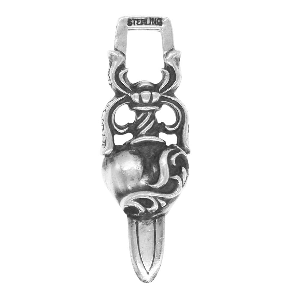 CHROME HEARTS クロムハーツ（原本無） DAGGER HEART ダガー ハート ペンダントトップ シルバー系【中古】