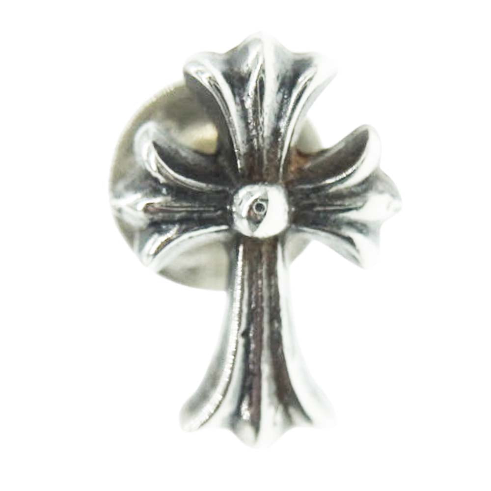 CHROME HEARTS クロムハーツ（原本有） No2 CH CRS FAT CHクロス 2 ファット スタッド ピアス シルバー系【中古】