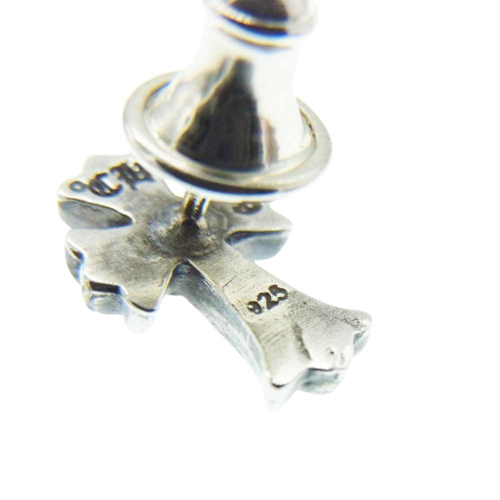 CHROME HEARTS クロムハーツ（原本有） No2 CH CRS FAT CHクロス 2 ファット スタッド ピアス シルバー系【中古】