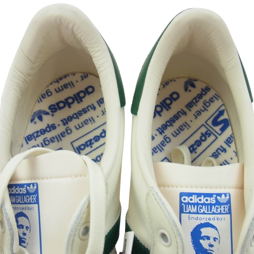 adidas アディダス IF8358 Liam Gallagher リアム・ギャラガー LG2 SPZL College Green スペツィアル カレッジグリーン ローカット スニーカー ホワイト系 グリーン系 29.5cm【新古品】【未使用】【中古】