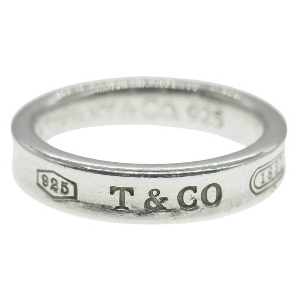 TIFFANY&Co. ティファニー 1837 シルバー ナロー リング シルバー系 7号【中古】