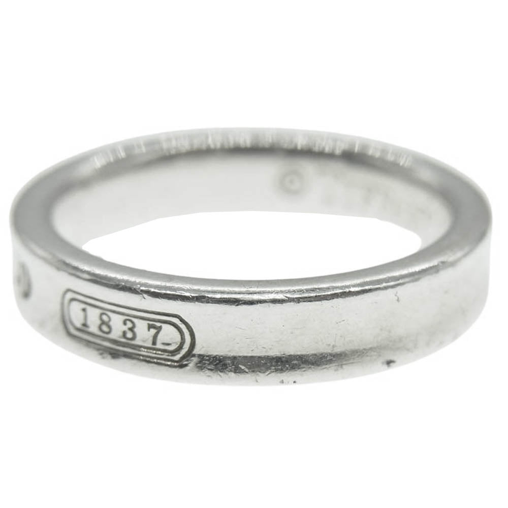 TIFFANY&Co. ティファニー 1837 シルバー ナロー リング シルバー系 7号【中古】