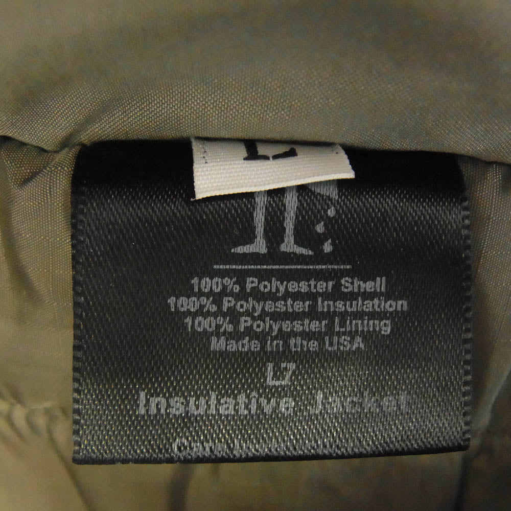 ヴィンテージ US ARMY アメリカ軍 特殊部隊 PCU LEVEL7 INSULATIVE JACKET プリマロフト フーデッド ジャケット チャコール系 L【中古】
