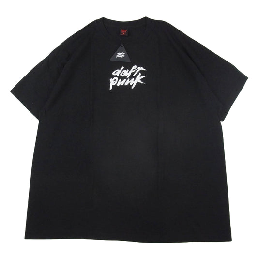 GEEKS RULE ギークスルール × DAFT PUNK ダフトパンク バックプリント Tシャツ 半袖 カットソー ブラック系 XXL【新古品】【未使用】【中古】