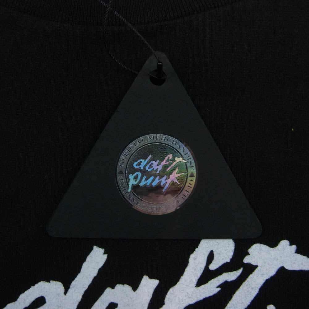 GEEKS RULE ギークスルール × DAFT PUNK ダフトパンク バックプリント Tシャツ 半袖 カットソー ブラック系 XXL【新古品】【未使用】【中古】
