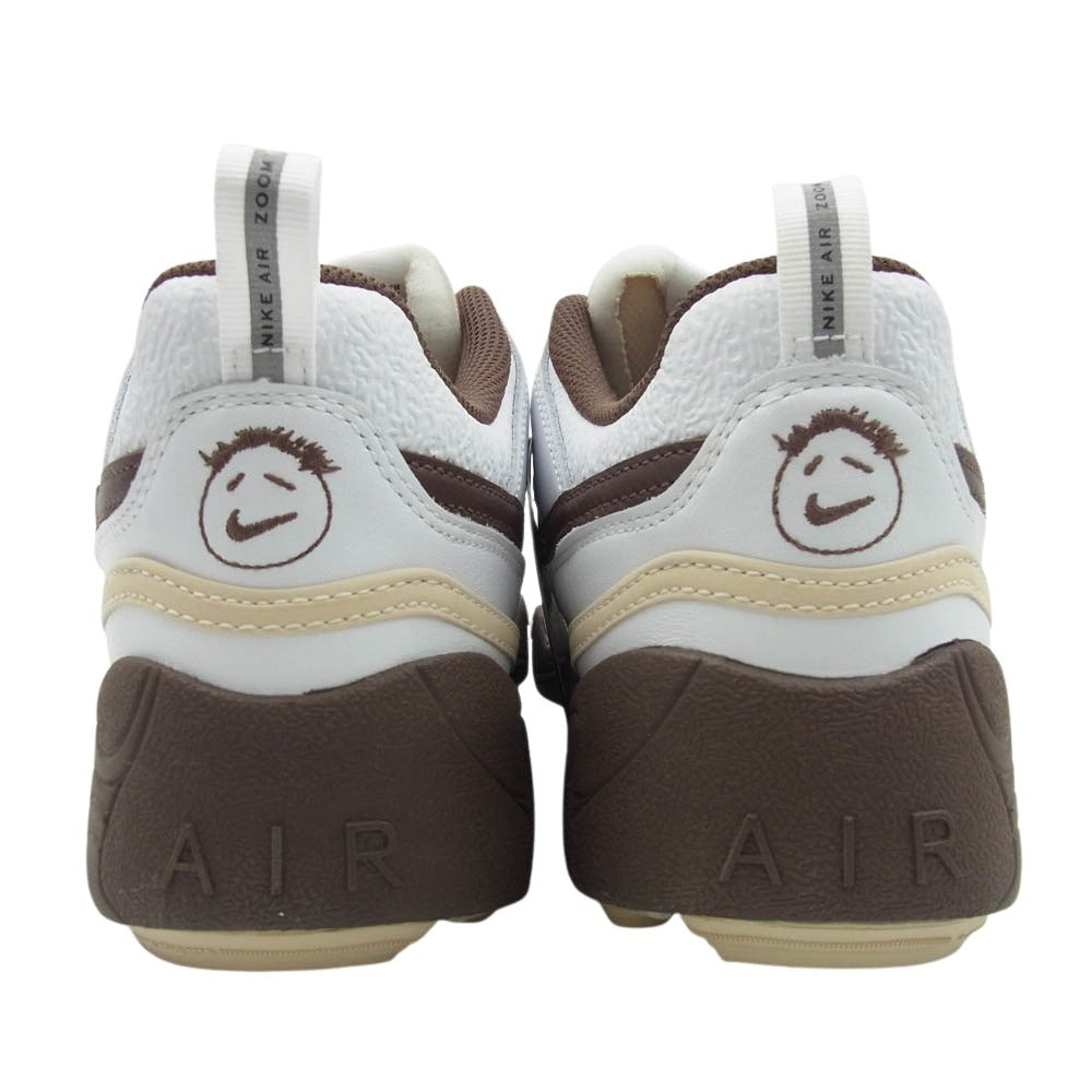 NIKE ナイキ HQ3073-100 × TRAVIS SCOTT トラヴィススコット ZOOM FIELD JAXX ズーム フィールド ジャックス スニーカー ホワイト系 ブラウン系 27cm【新古品】【未使用】【中古】