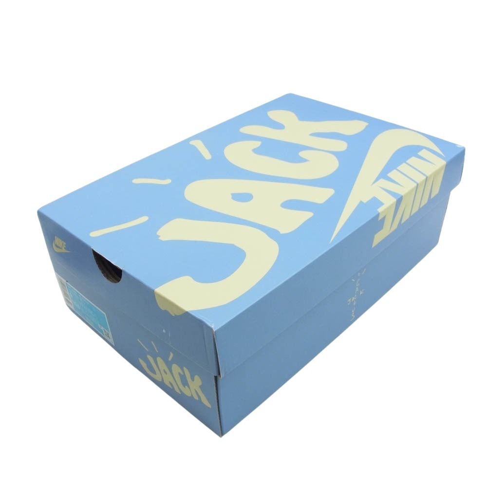 NIKE ナイキ HQ3073-100 × TRAVIS SCOTT トラヴィススコット ZOOM FIELD JAXX ズーム フィールド ジャックス スニーカー ホワイト系 ブラウン系 27cm【新古品】【未使用】【中古】