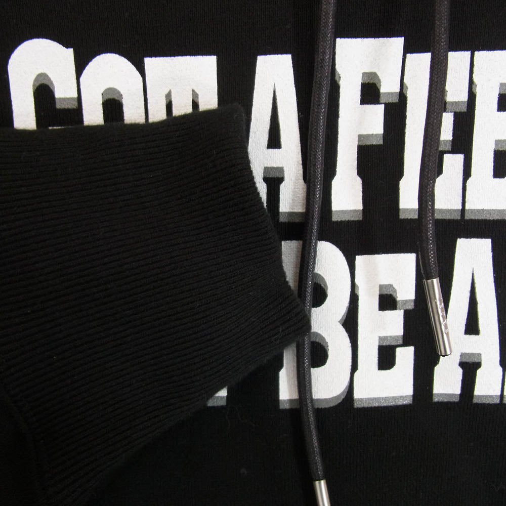 Sacai サカイ 23-0524S Print Hoodie プリント プルオーバー パーカー ブラック系【中古】