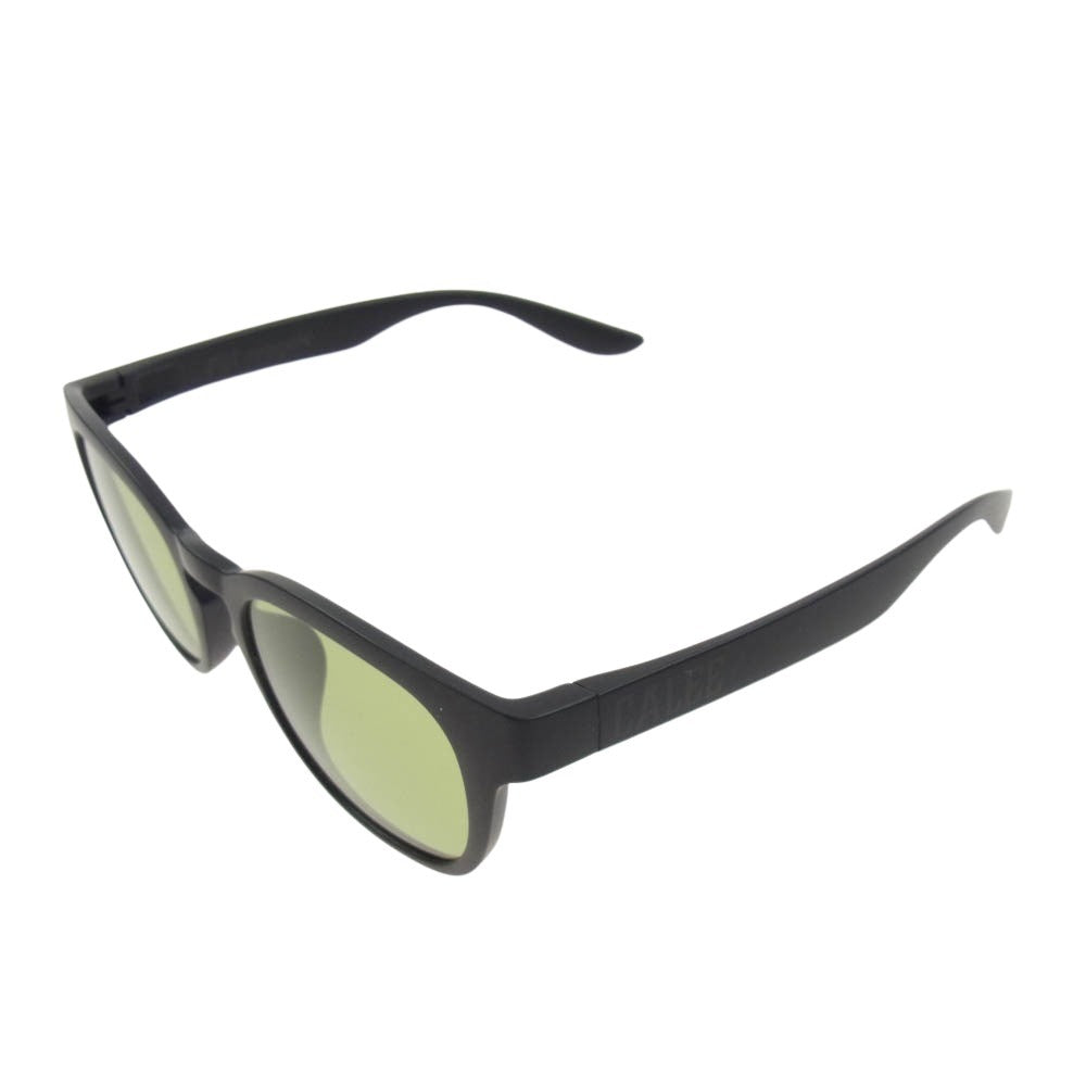 CALEE キャリー Wellington type up cycle shades ウェリントン タイプ アップサイクル サングラス ブラック系【中古】