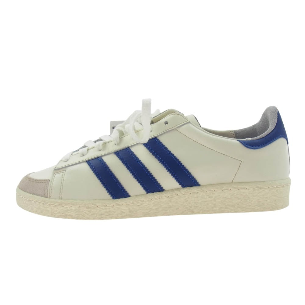adidas アディダス JI0150 JABBAR LOW 01 OWHITE CROYAL CREWHT ジャバ― ローカット スニーカー ホワイト系 ブルー系 29.5cm【新古品】【未使用】【中古】