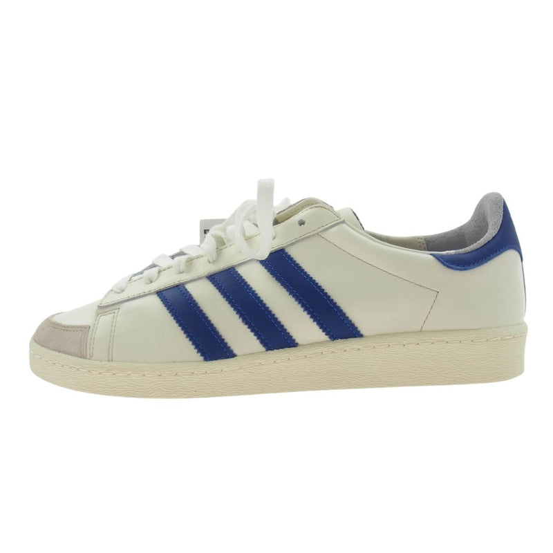 adidas アディダス JI0150 JABBAR LOW 01 OWHITE CROYAL CREWHT ジャバ― ローカット スニーカー ホワイト系 ブルー系 29.5cm【新古品】【未使用】【中古】