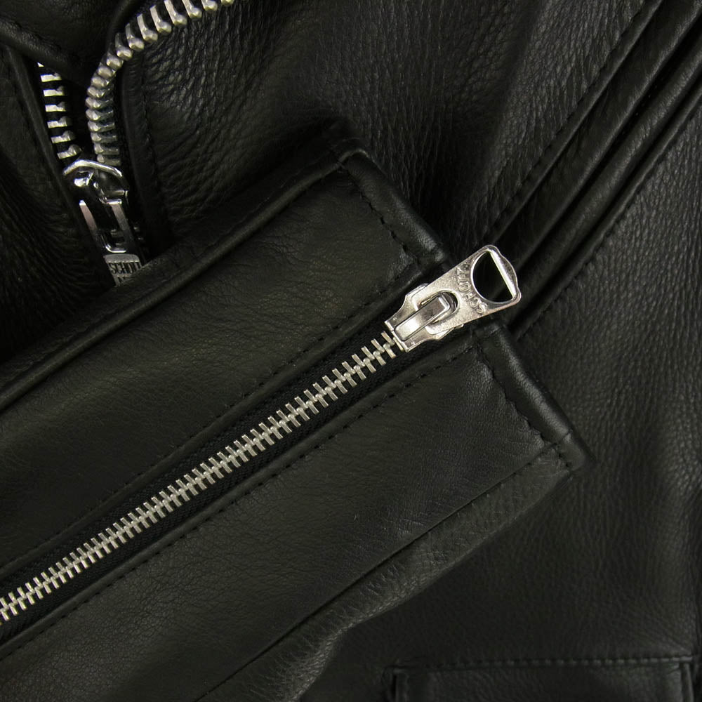 schott ショット 516UST ONE STAR NEW NAKED ワンスター ニューネイキッド ダブルライダースジャケット ブラック系 38【美品】【中古】