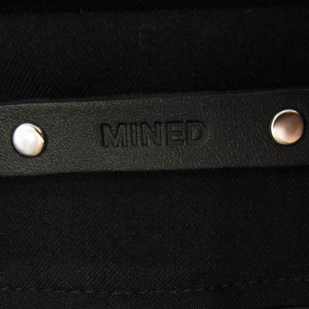 MINEDENIM マインデニム 24AW 2411-9003-99-012 Nylon Denim Long Padded CT ライナーベスト付き ナイロン デニム ロング パデット コート ブラック系 1【中古】