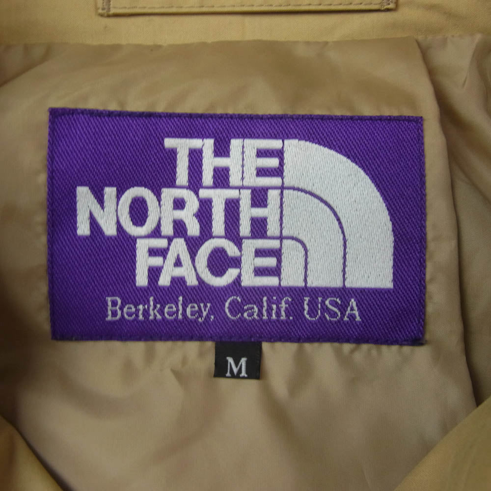 THE NORTH FACE ノースフェイス NP2404N PURPLE LABE FIELD COAT パープルレーベル フィールドコート ベージュ系 M【中古】