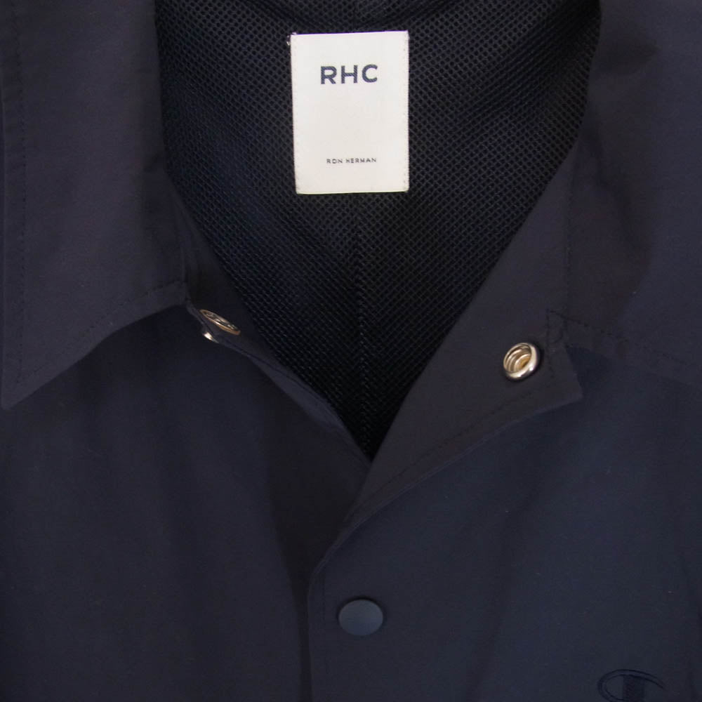 Ron Herman ロンハーマン RHC 別注 Champion チャンピオン ロング コーチジャケット ネイビー系 M【中古】