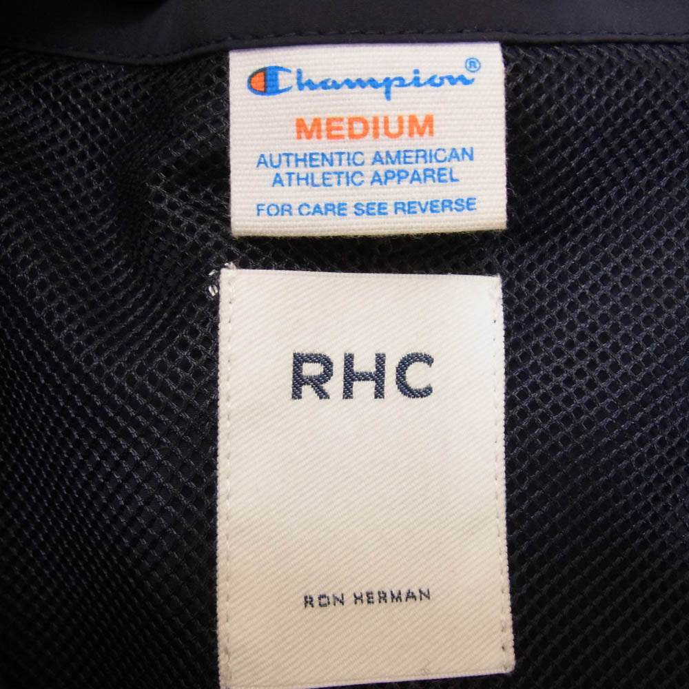 Ron Herman ロンハーマン RHC 別注 Champion チャンピオン ロング コーチジャケット ネイビー系 M【中古】