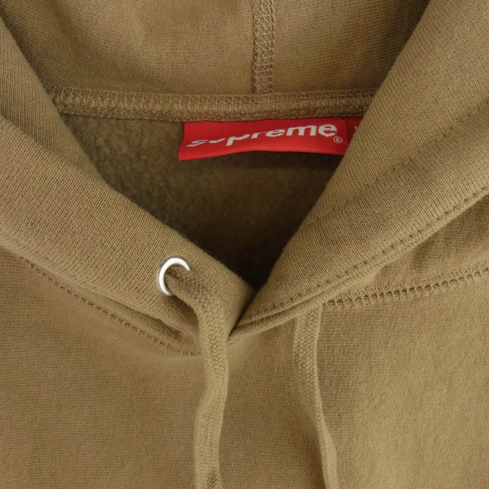 Supreme シュプリーム 23AW Box Logo Hooded Sweatshirt Sand ボックスロゴ フーデッド スウェットシャツ パーカー フーディ Sand サンド カーキ系 M【中古】