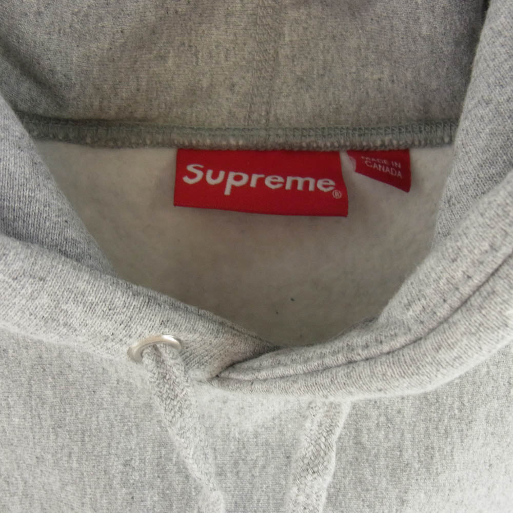 Supreme シュプリーム 19AW Bandana Box Logo Hooded Sweatshirt バンダナ ボックスロゴ フーデッド スウェットシャツ パーカー フーディ グレー系 M【中古】