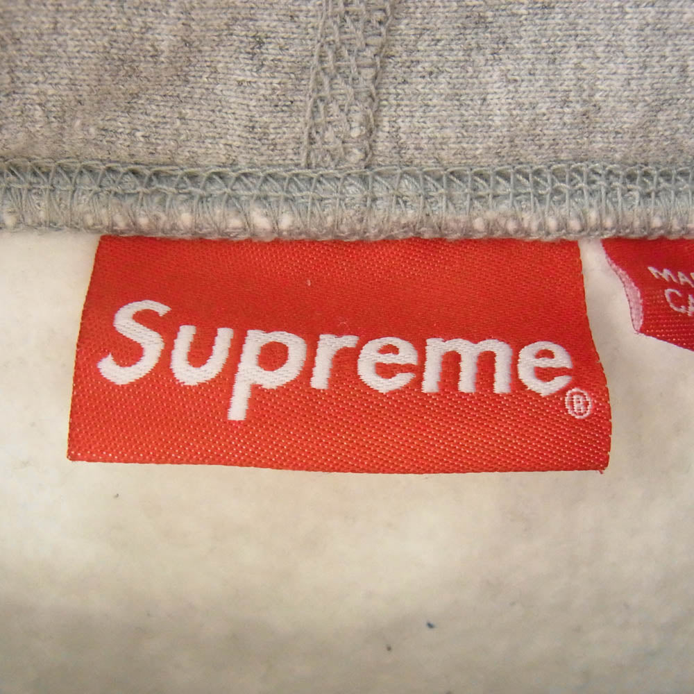 Supreme シュプリーム 19AW Bandana Box Logo Hooded Sweatshirt バンダナ ボックスロゴ フーデッド スウェットシャツ パーカー フーディ グレー系 M【中古】