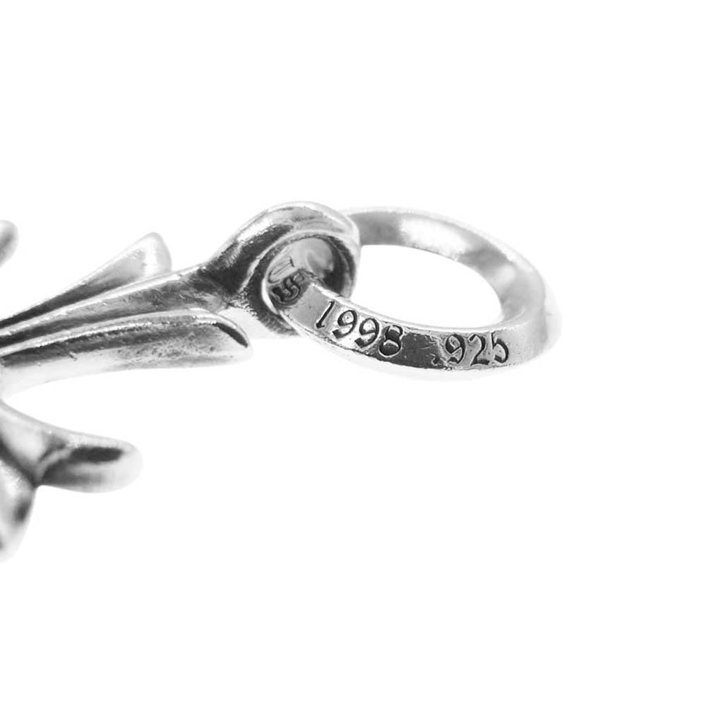 CHROME HEARTS クロムハーツ（原本有） TINY CH CROSS タイニー CHクロス チャーム ペンダントトップ シルバー系【中古】