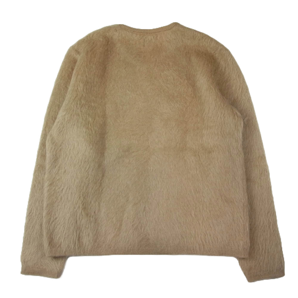 TENDERLOIN テンダーロイン T-MOHAIR V モヘア ウール ニット Vネック セーター ベージュ系 L【美品】【中古】