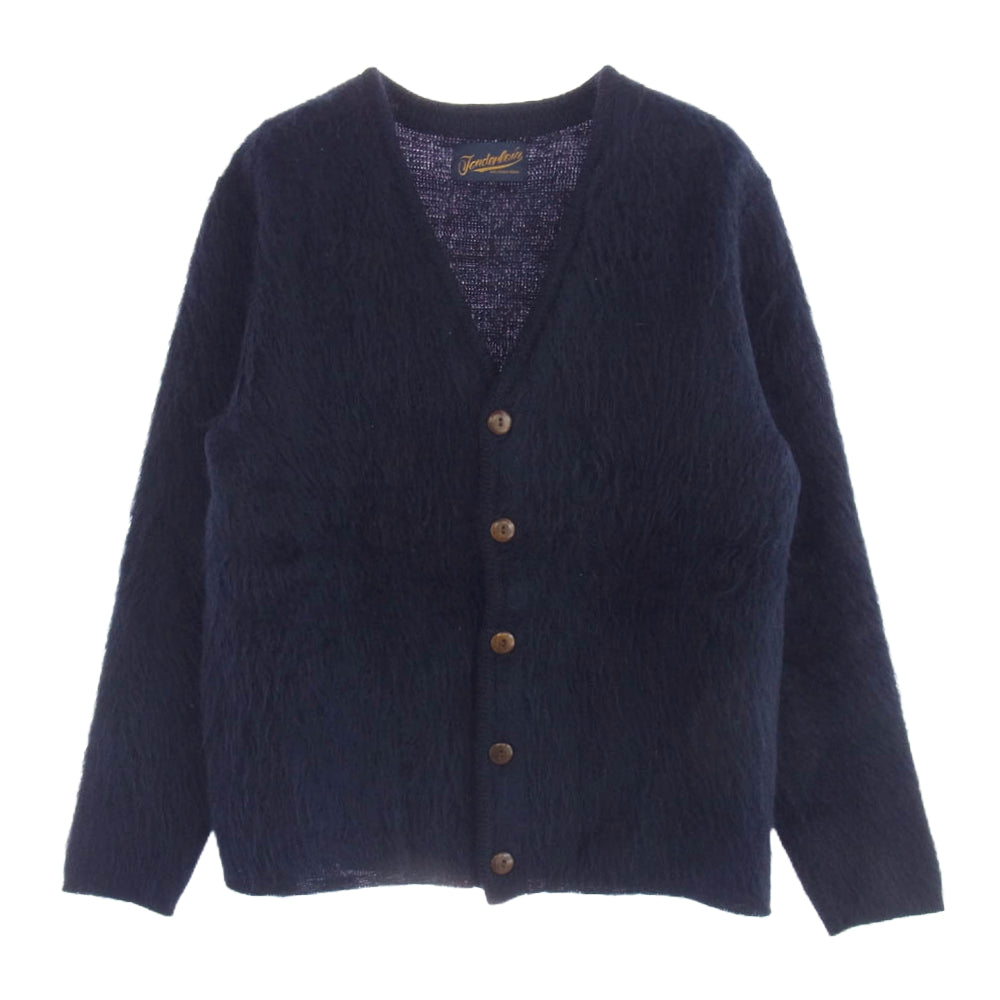 TENDERLOIN テンダーロイン T-MOHAIR CARDIGAN モヘア カーディガン ネイビー系 S【美品】【中古】