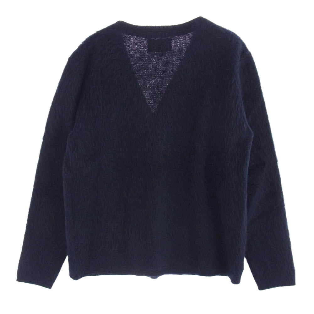 TENDERLOIN テンダーロイン T-MOHAIR CARDIGAN モヘア カーディガン ネイビー系 S【美品】【中古】