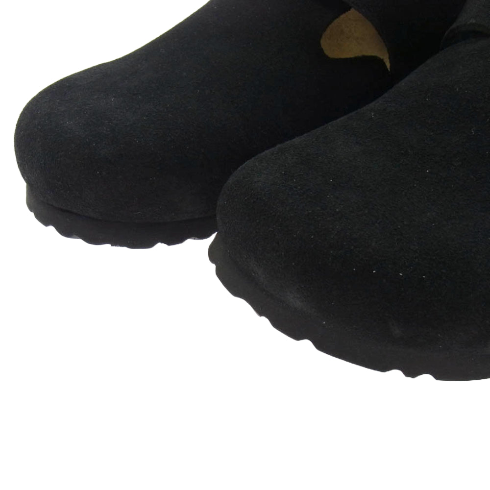 BIRKENSTOCK ビルケンシュトック LONDON BS スエード レザー シューズ ブラック系 41【中古】