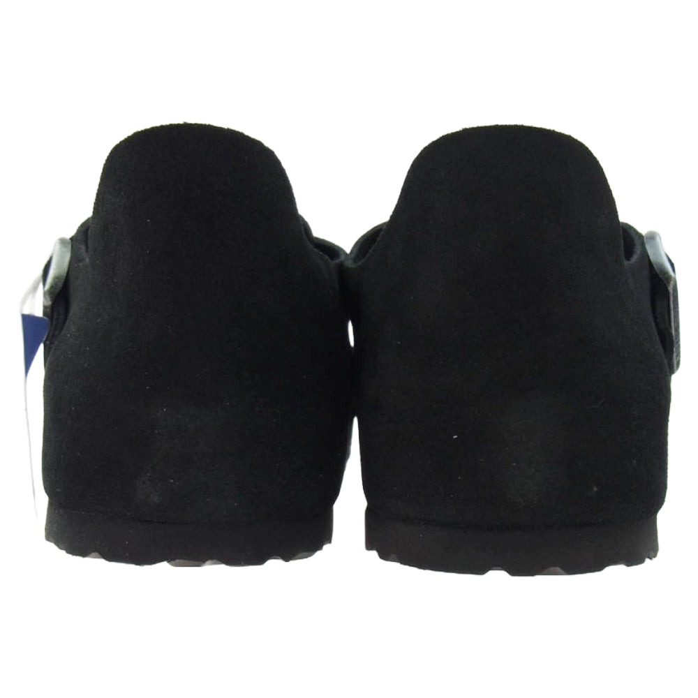 BIRKENSTOCK ビルケンシュトック LONDON BS スエード レザー シューズ ブラック系 41【中古】
