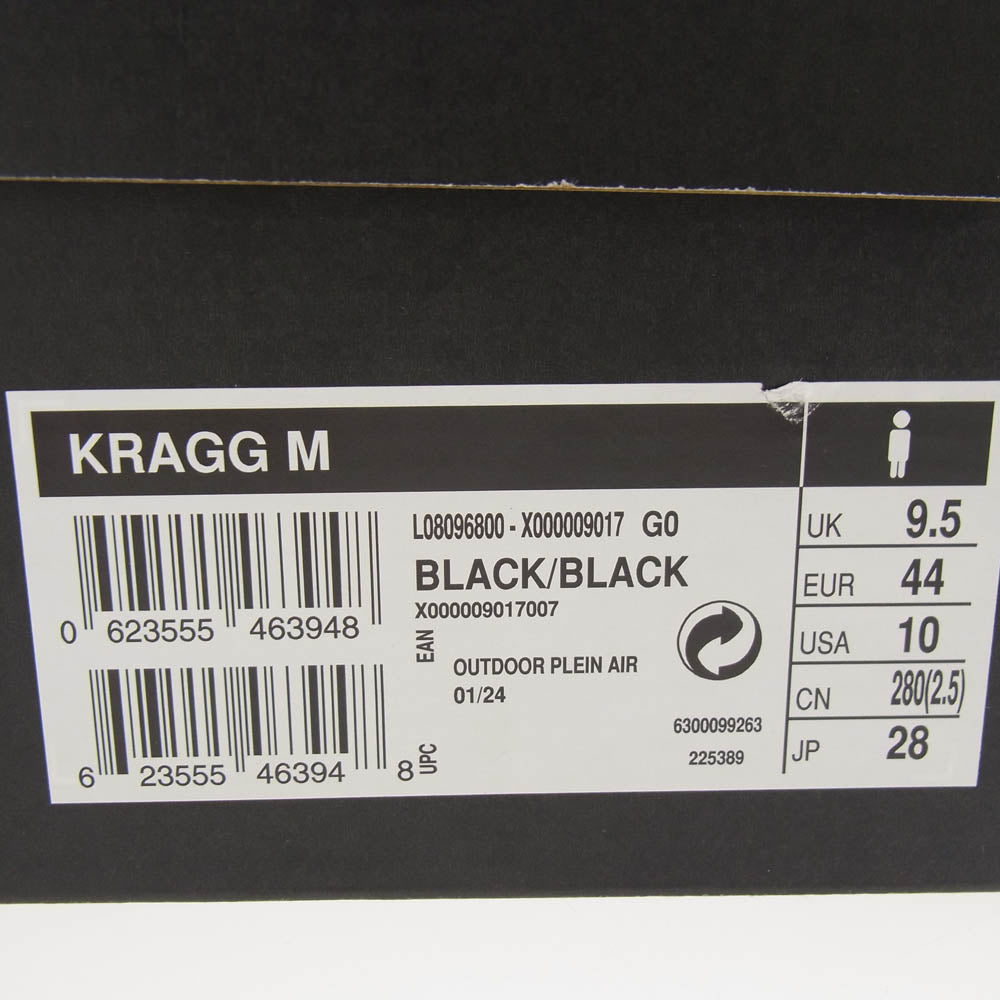 ARC'TERYX アークテリクス KRAGG クラッグ アプローチ シューズ ブラック系 28cm【中古】