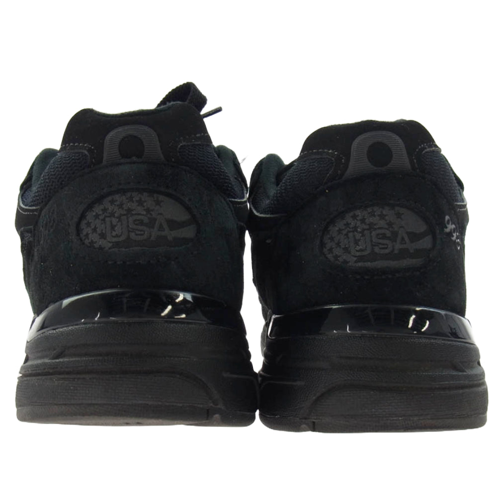 NEW BALANCE ニューバランス USA製 MR993TB ABZORB DTS スニーカー ランニングシューズ ブラック系 28.5cm【中古】