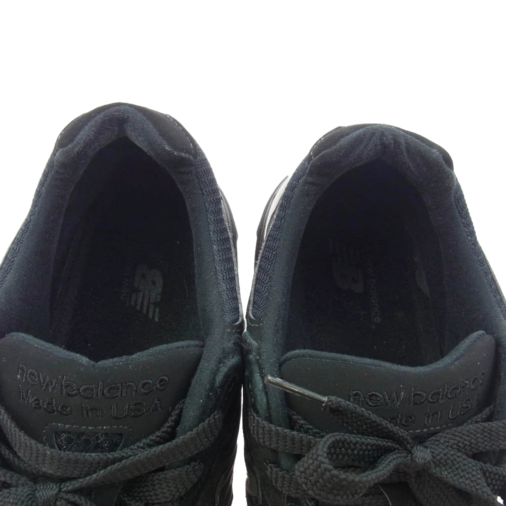 NEW BALANCE ニューバランス USA製 MR993TB ABZORB DTS スニーカー ランニングシューズ ブラック系 28.5cm【中古】