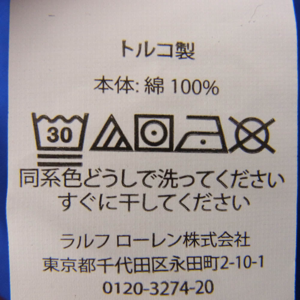 POLO RALPH LAUREN ポロ・ラルフローレン ポロシャツ 半袖 ショートスリーブ ブルー系 XXL【中古】