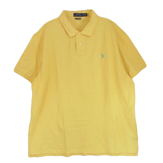 POLO RALPH LAUREN ポロ・ラルフローレン ポロシャツ 半袖 ショートスリーブ イエロー系 XXL【中古】