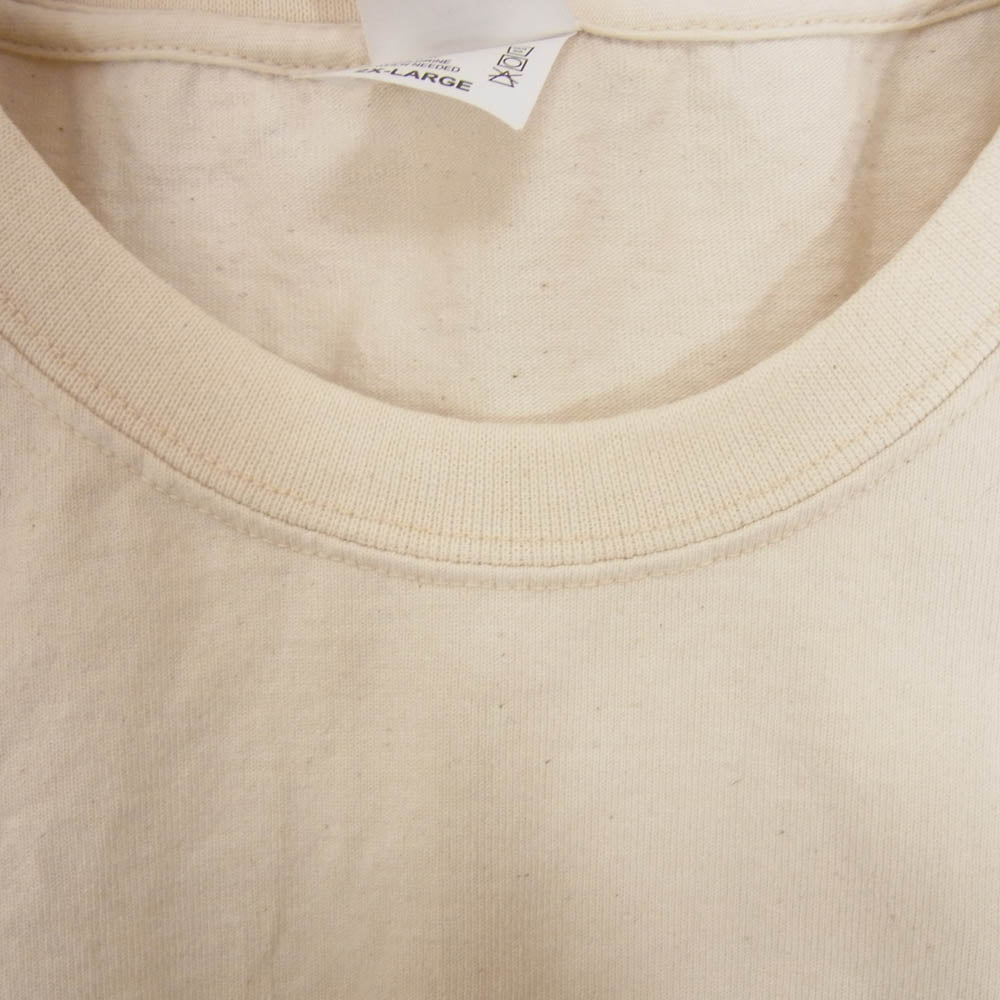 キャンバー MAX WEIGHT POCKET マックス ウエイト ポケット Tシャツ 半袖 アイボリー 生成り ベージュ系 2XL【中古】