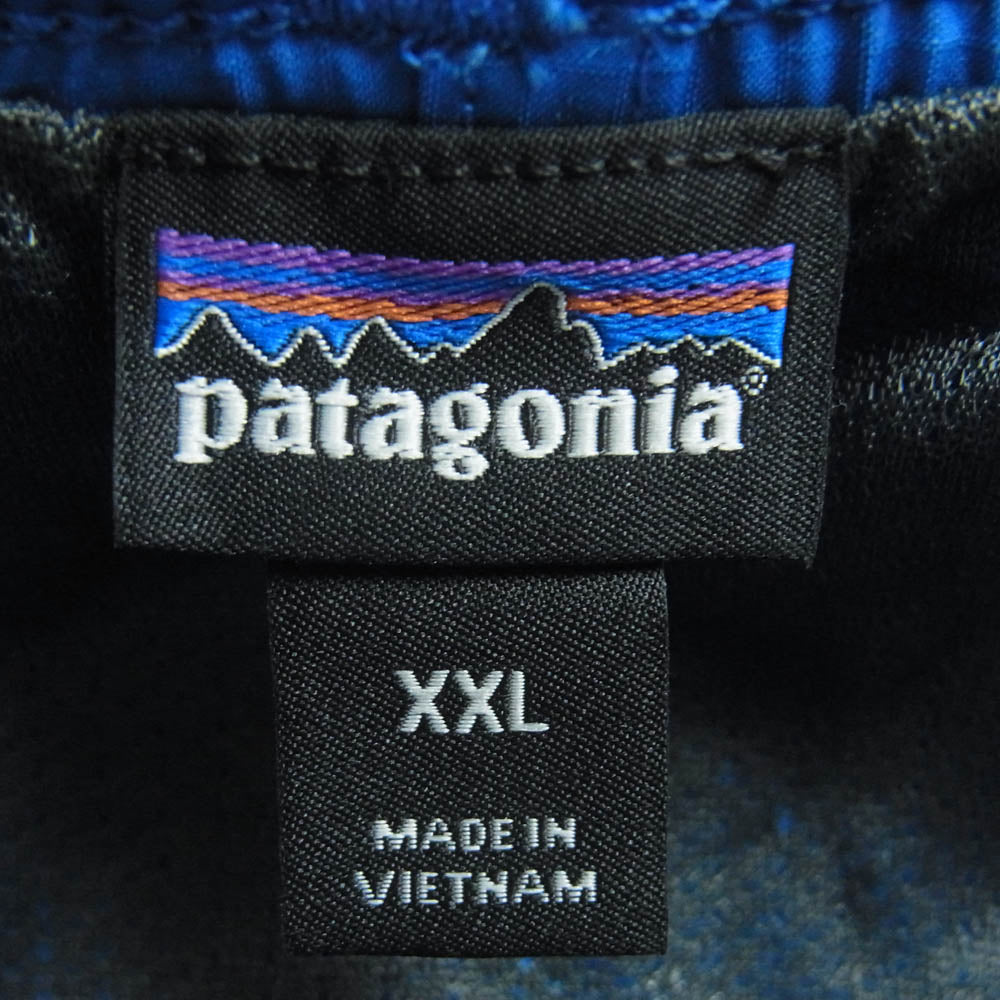 patagonia パタゴニア 58046SP21 ナイロン ハーフ ショート パンツ ベトナム製 ブルー系 XXL【中古】
