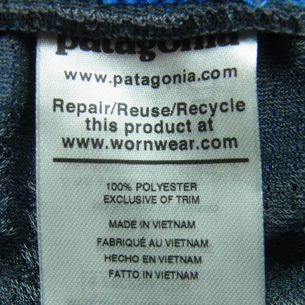 patagonia パタゴニア 58046SP21 ナイロン ハーフ ショート パンツ ベトナム製 ブルー系 XXL【中古】