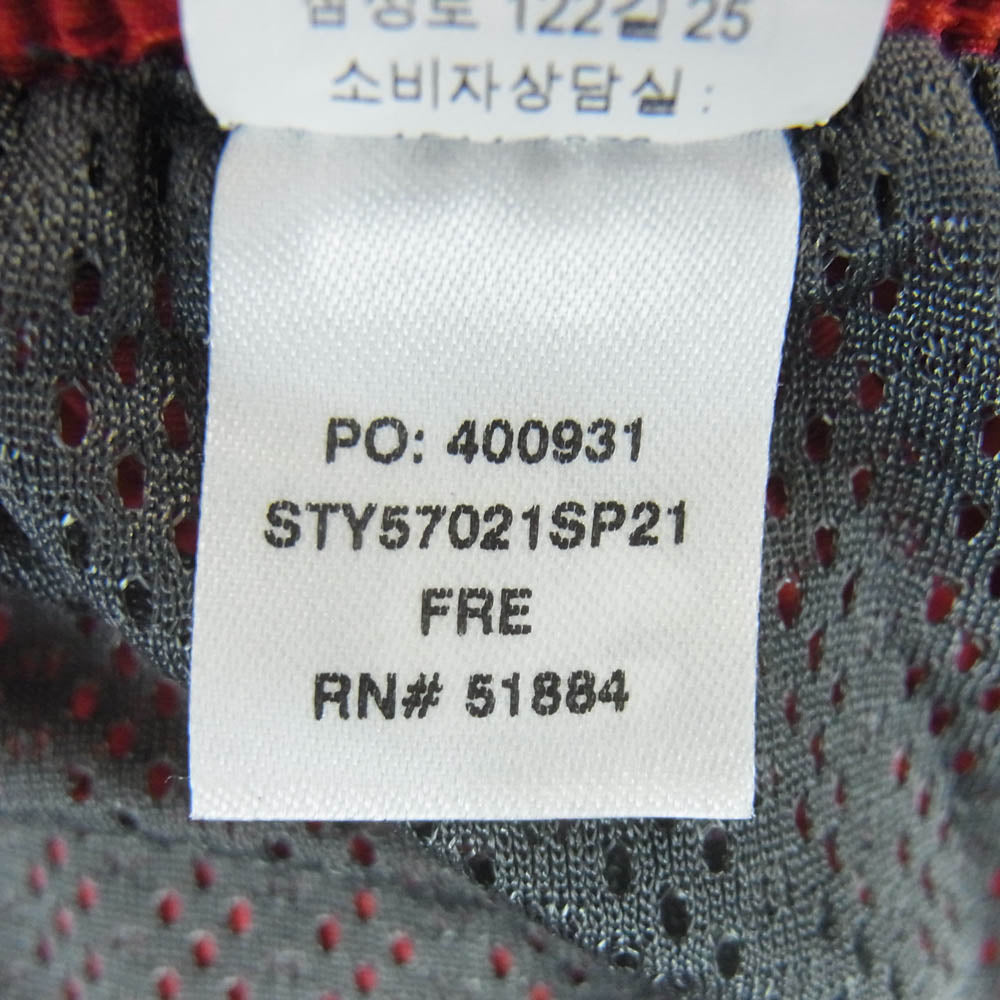 patagonia パタゴニア 21SS 57021SP21 BAGGIES SHORTS バキーズ ショーツ ナイロン ハーフ ショート パンツ レッド系 XXL【中古】