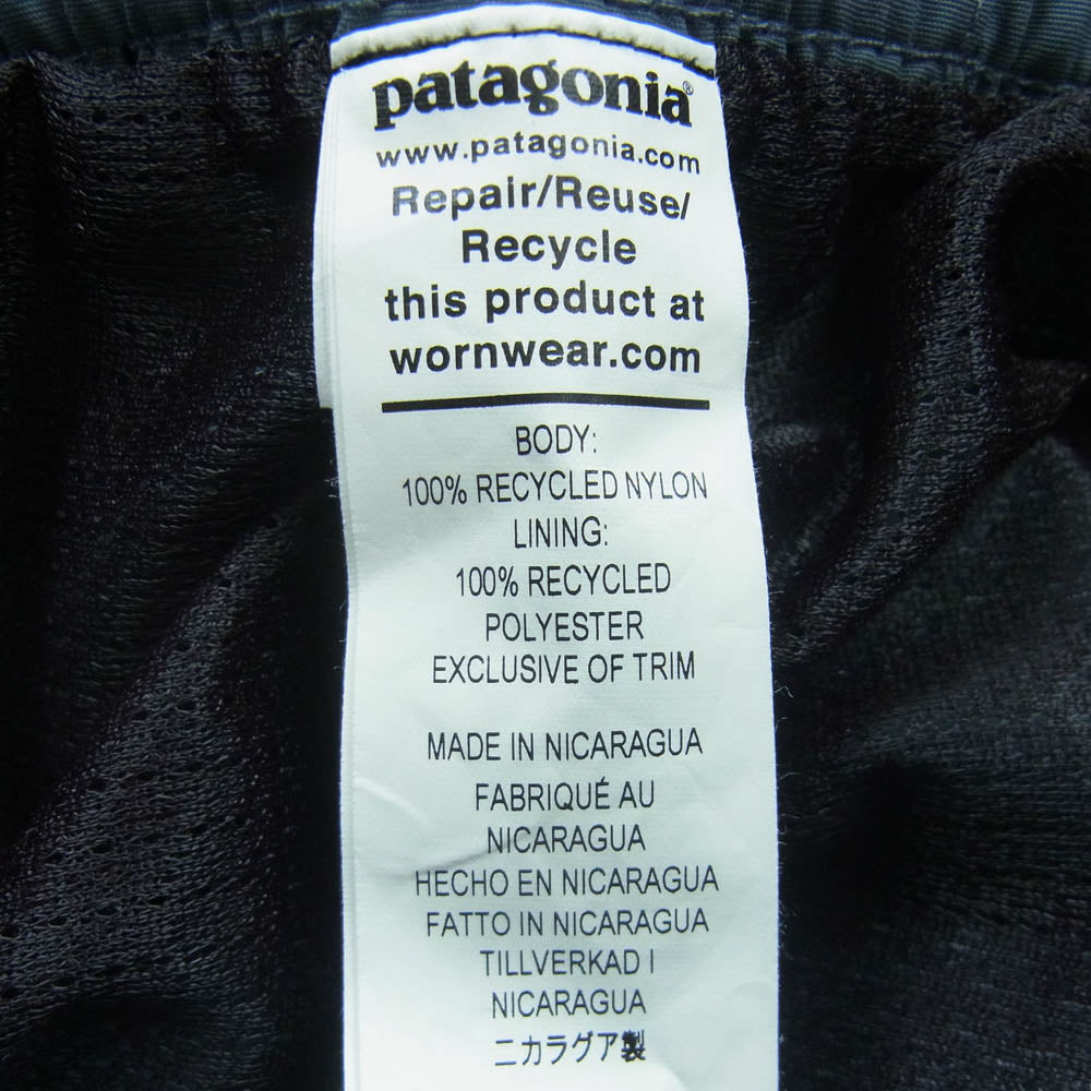 patagonia パタゴニア 22SS 57022SP22 BAGGIES SHORTS バキーズ ショーツ ナイロン ハーフ ショート パンツ グレー系 XL【中古】