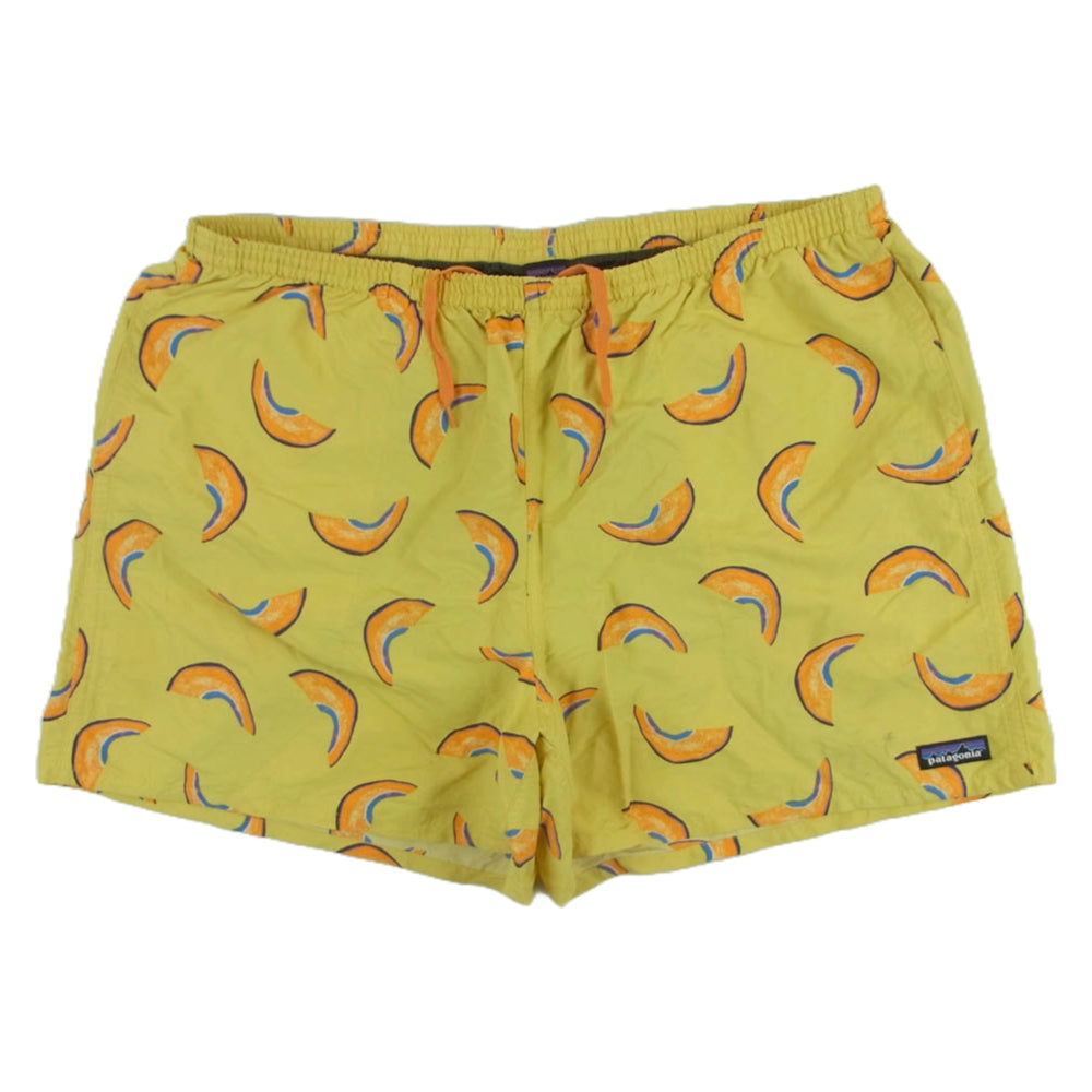 patagonia パタゴニア 57021SP20 BAGGIES SHORTS バキーズ ショーツ ナイロン ハーフ ショート パンツ 総柄 イエロー系 XXL【中古】